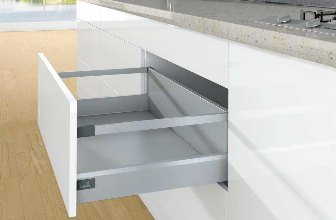 ARCITECH POT AND PAN DRAWER HEIGHT 218MM DRAWER SIDE PROFILE HEIGHT