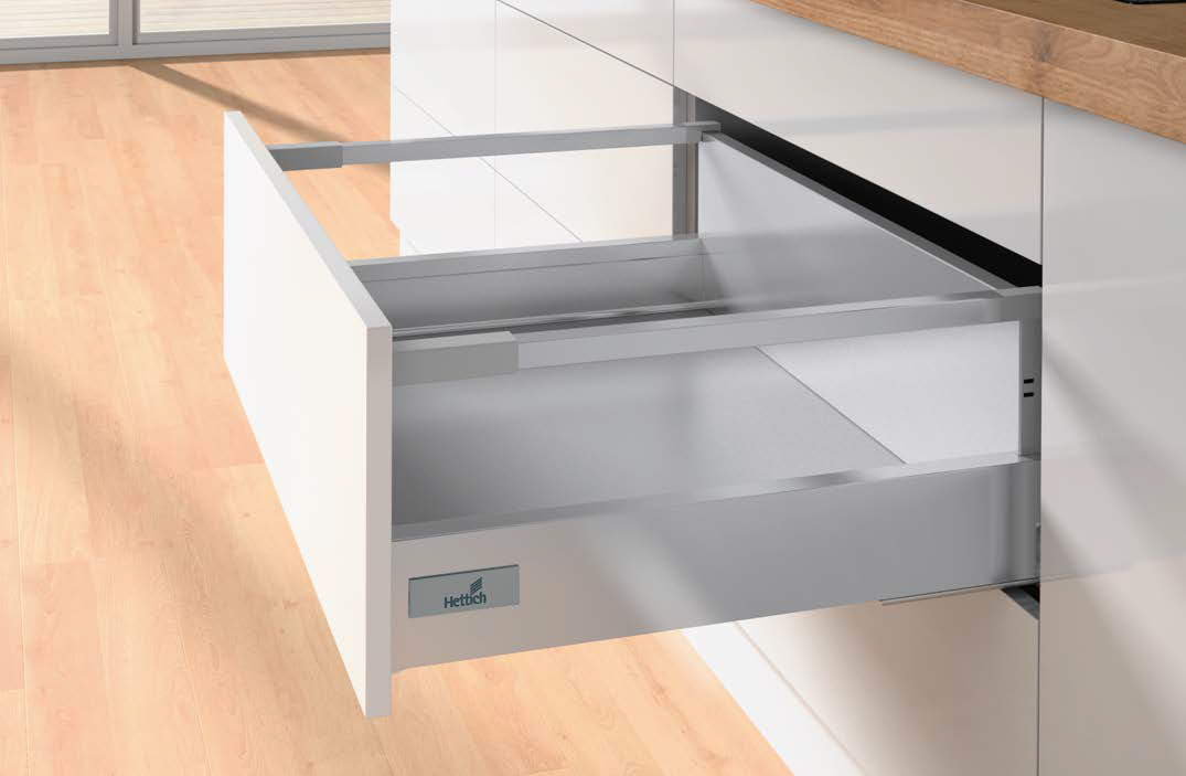 INNOTECH ATIRA POT AND PAN DRAWER WITH RAILING HEIGHT 176MM SILVER